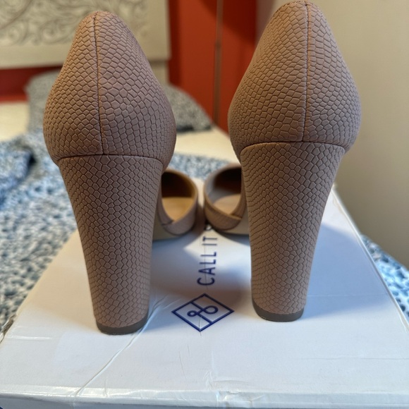 Tan Call It Spring pumps - Picture 6 of 6